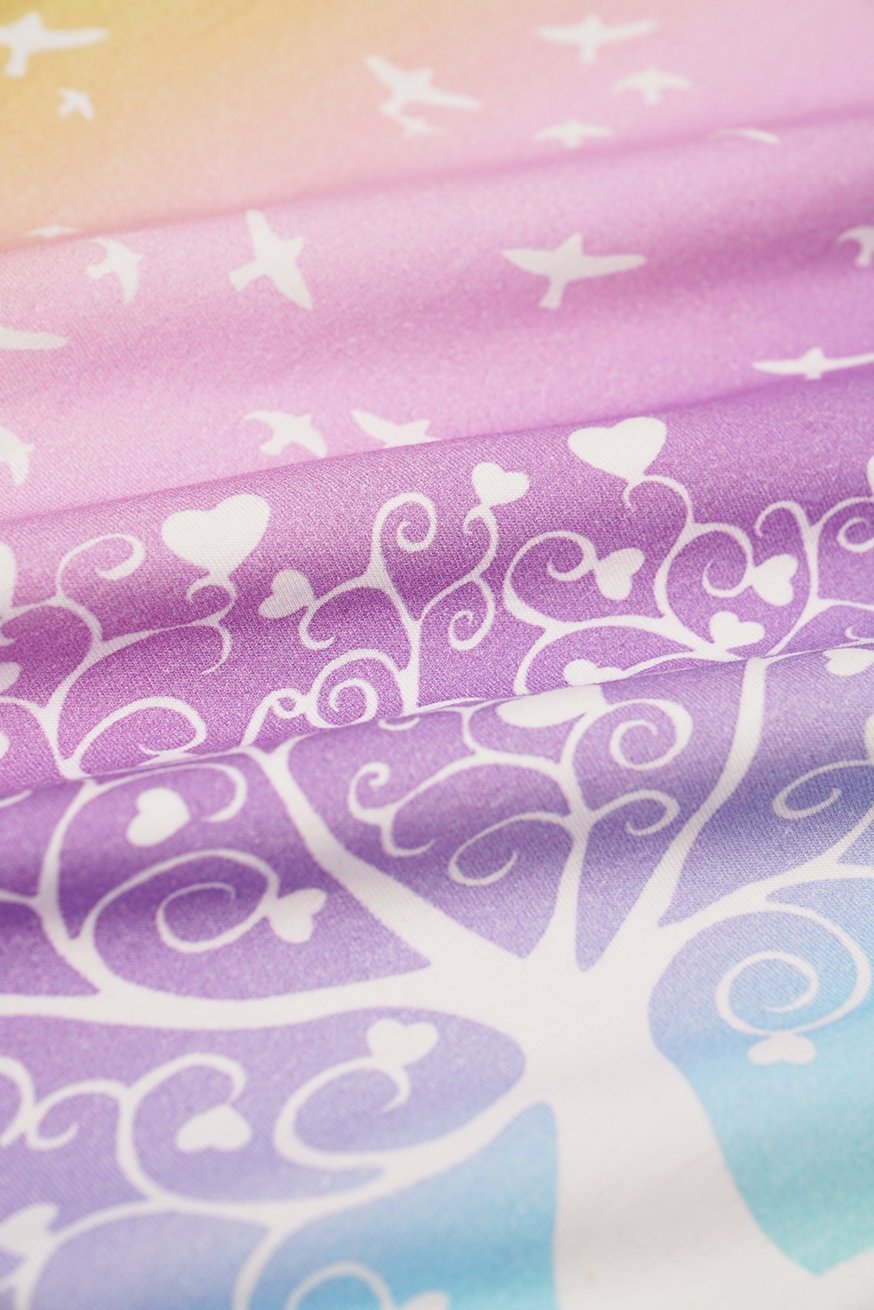 TrageTuch Elastic Marie im Wunderland aqua - KOKADI