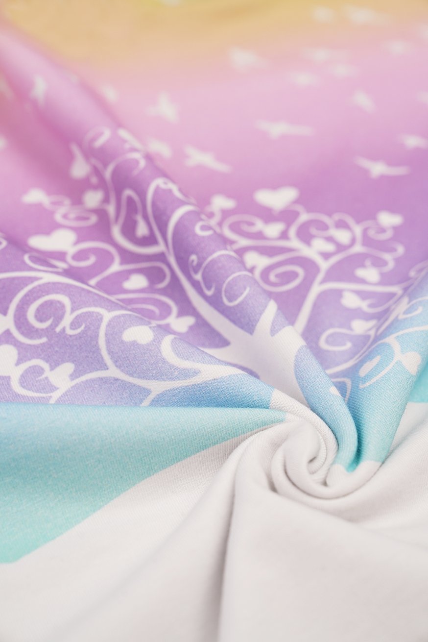 TrageTuch Elastic Marie im Wunderland aqua - KOKADI